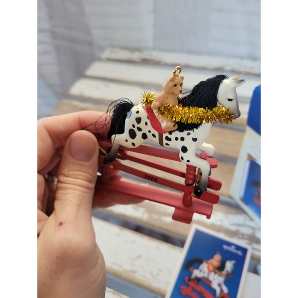 Hallmark pony for Christmas 2005 a scaffold ornament holiday tree - Picture 7 of 8
